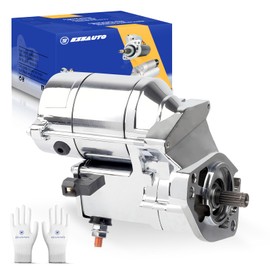 Ezexpreze Harley-Davidson Chrome Starter Replacement New for 1993-2006 Road King Heritage Softail Dyna Super Wide Glide Ultra Night Train, 3155394A 2280002550 18199N SHD0006C 41052276