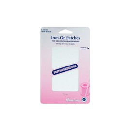 Patches Cotton Twill 10x15cm: White