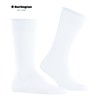 Burlington Lord Socks Opaque Cotton (Organic), White 2000