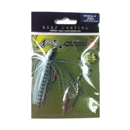 ノリーズ(NORIES) スピナーベイト クリスタルS 3/8oz パールブルーシャッド (S/S) #701 9566