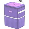 HOTOR Car Trash Can with Lid and Storage Pockets, 100%