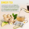 VINAREEN 50 Premium Ginger Tea Bags, 100% Natural & Pure