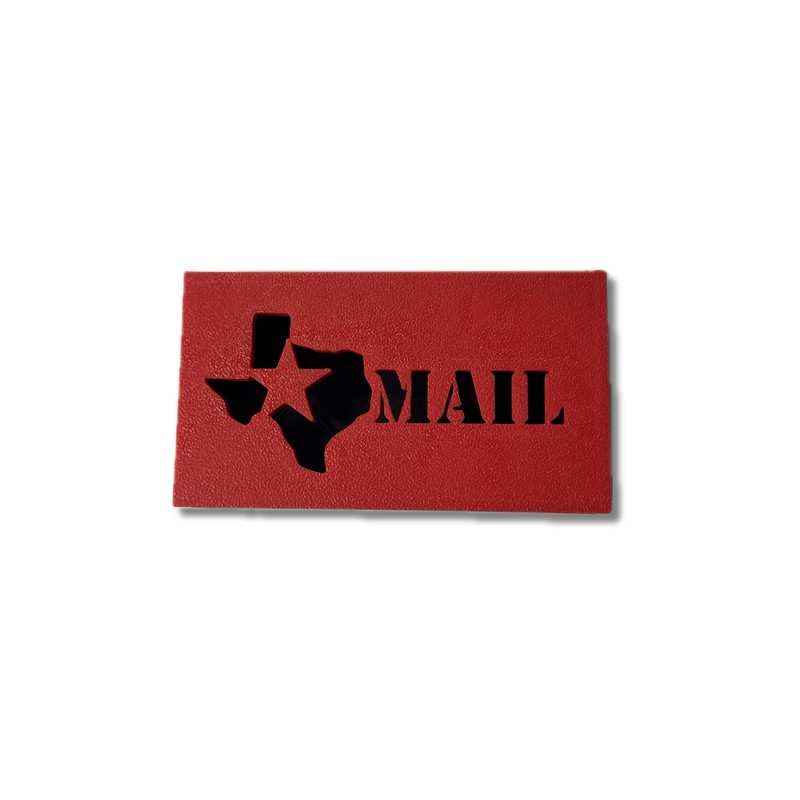 Texas Star Design Red Mailbox Flag Solution, 4.02" x 2.27"
