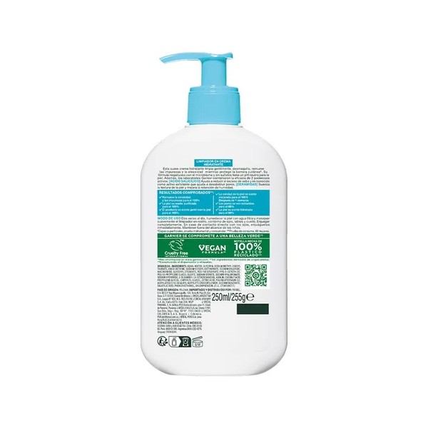 Garnier Express Aclara Gel Limpiador Antiimperfecciones con Ácido Salicílico y