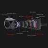 Vlicevrn HD Fisheye Vehicle Car Rear View Camera Dynamic Trajectory