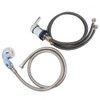 Shampoo Bowl Faucet Sprayer Kit 39.4in Hand Twist Faucet 47.2in