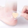 20pcs Gel Heel Protectors, Reusable Foot Pads, PE Material, Anti-Slip