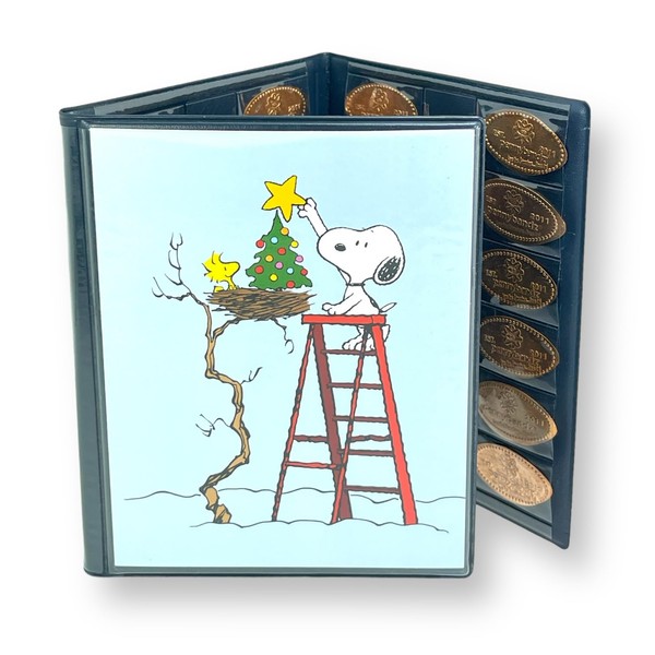 Pennybandz Penny Postcard Tri-Fold Pressed Penny Collector Book Holds 60