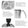 Coffee Frother Double Layer Versatile Manual Stainless Steel Milk Foamer