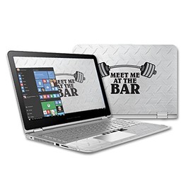 MightySkins Skin Compatible with HP Envy x360 15 (2015) Laptop – Meet Me at The Bar | Protective, Durable, and Unique Vinyl Decal wrap Cover | Easy to Apply, Remove | Made in The USA