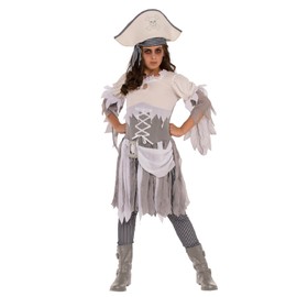 Bristol Novelty 3015483-4 GHOST PIRATE GIRL Childrens Fancy Dress, Multicolored, Ages3-4