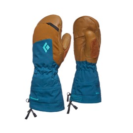 BLACK DIAMOND Women's Mercury Mitts Waterproof Cold Weather Snow Mittens for Skiing, Mountaineering, Snowboarding, Azurite-NPF, Medium