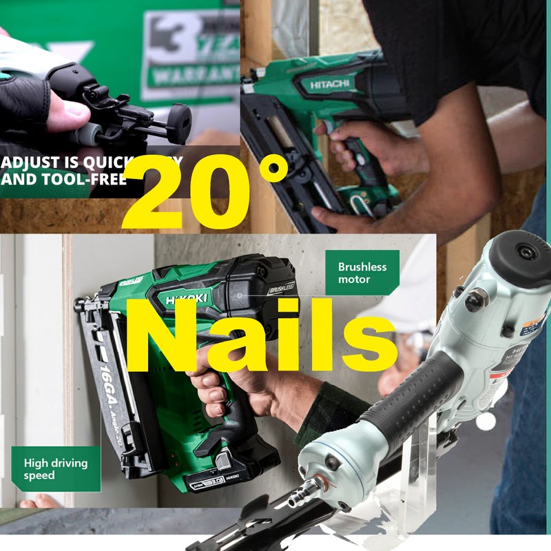 Mixed Handy Packs - Quantity 1000 Brad/Nails16 Gauge Angled for