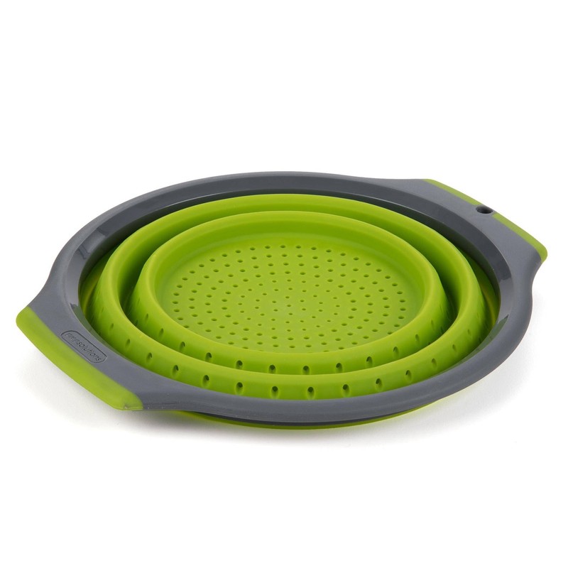PREPWORKS Kitchen Tool Collapsible Colander, 3 Quart, Green