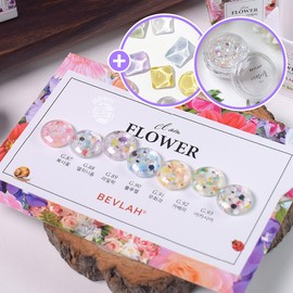 Vibla I.M. Flower Flower Gel Fresh Flower Glitter Gel 7-piece set / 비블라 아이엠플라워 꽃젤 생화 글리터젤 7종 세트