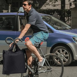 KALIDI Compact Tote Shopping bag Lightweight Foldable Tiny Reusable Grocery Shoulder Bag Crossbody