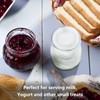 Encheng 7 oz Clear Glass Jars With Lids,Yogurt Container With