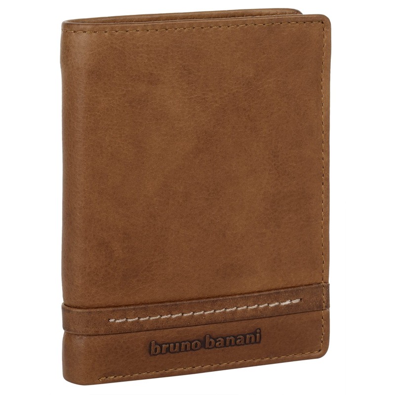 Bruno Banani 021900 Genuine Leather Cognac Wallet for Men and
