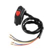 Keenso Handlebar Control Switch Handlebar Mount ON/OFF Control Switch Motorcycle