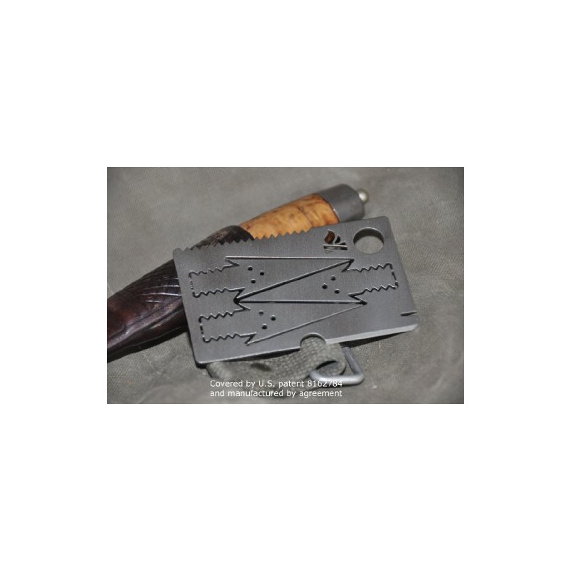 BE Survival Arrow Card, Compact Outdoor Tool, Versatile & Robust,
