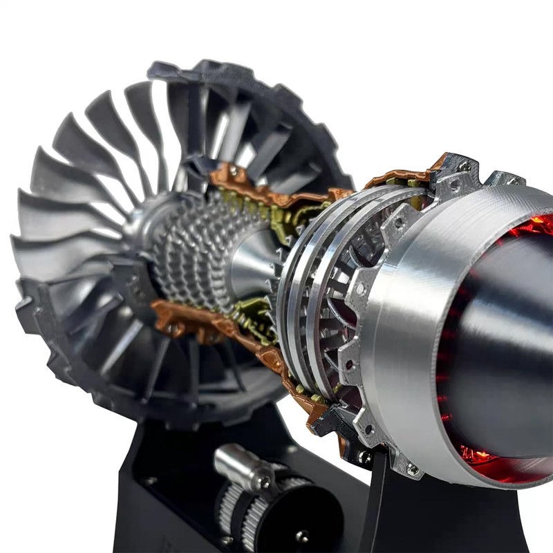 Turbofan Engine Model, Adjustable Speed TR900 Aircraft Engine Turbojet Engine