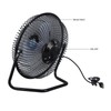 10W Solar Panel Powered Fan 8inch USB Portable Solar Panel
