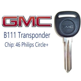 GMC NEW GMC Savana 2008-2014 B111 - PT Transponder Chip Key (46) Circle +