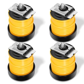 4PC 924-066 Center Rear Body Mount (Body Position 2-4), Body Cab Mount Bushing Kit fit for 2008-2016 Ford F250 F350 F450 F550 Super Duty