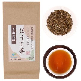 Organic Hojicha, Organic Shizuoka Tea, No Pesticides, No Chemical Fertilizers, First Picking, 100% Bancha, Tea Leaves, Special Tea, Hojicha, 3.5 oz (100 g) (1 Bag)