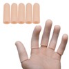 UNIVERSOENLÍNEA.COM Set 10 Protectores Para Dedo Silicona Resistente Elástico Dedal
