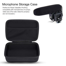 Hard Travel Protecting Storage Case Box Perfect for Rode VideoMic Pro/Plus On-Camera Microphone