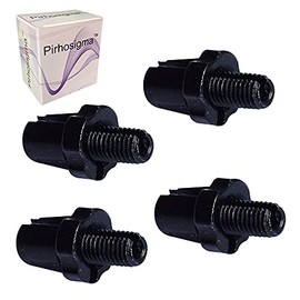 Pirhosigma 4 pcs 7mm M7 Bike Brake Handle Lever Fastener Adjusting Barrels Screws Bolt MTB Bicycle Aluminium Alloy for Mountain Bike Road Bike Black