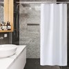 Amazer Small Stall Shower Curtain Liner Washable, 36 x 72