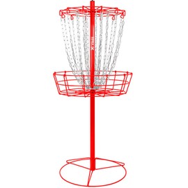 Remix Double Chain Practice Basket for Disc Golf - Red