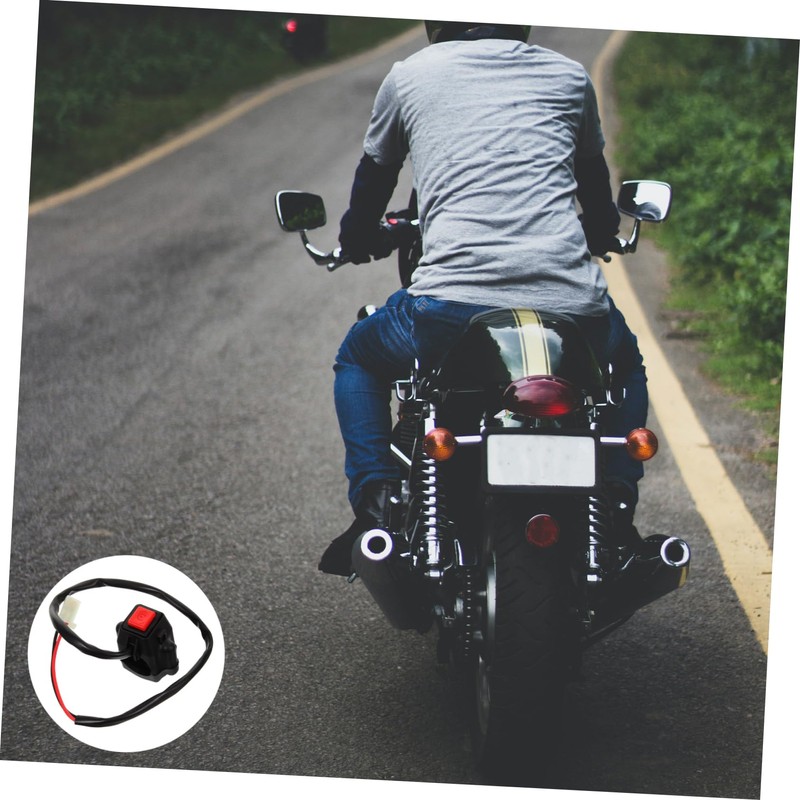 FUNOMOCYA Remote Starter Push Button Ignition Switch for Motorcycles Sturdy