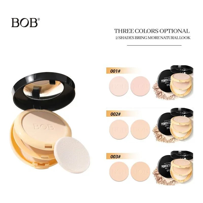 Polvo Compacto Power Stay 2 En 1, Control De Aceite