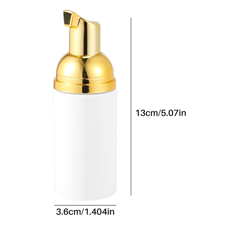 Bopfimer 10PCS 30ML Plastic Foam Pump Dispenser Bottle,Soap Mousses Liquid