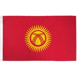 Trade Winds KYRGYZSTAN 3X5' FLAG NEW 3'X5' 3 X 5 FEET 36X60" BIG 100D