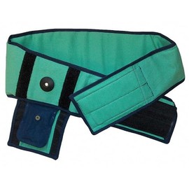Fire-Resistant Back Support, Green, XL