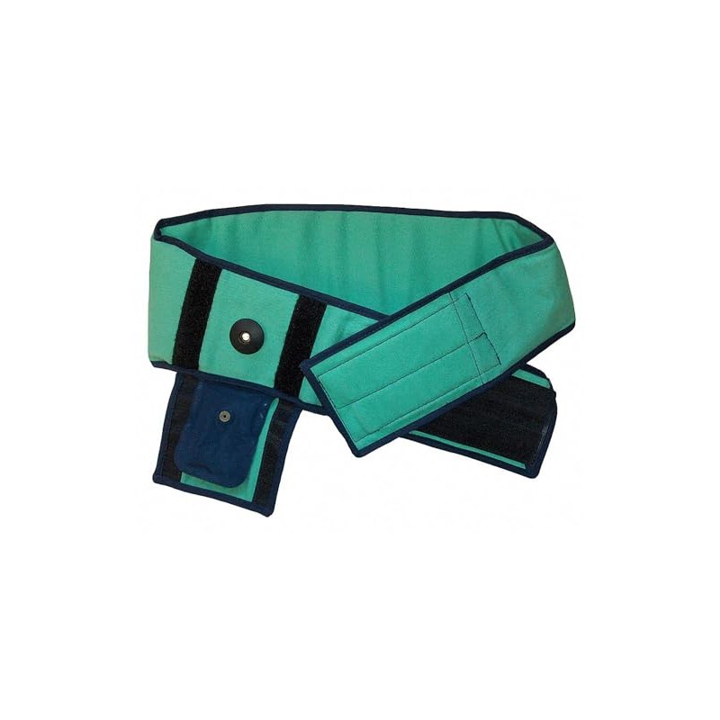 Fire-Resistant Back Support, Green, XL