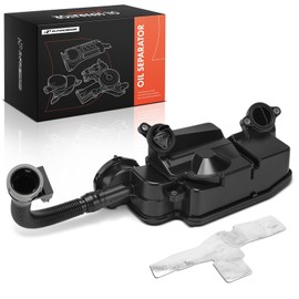 A-Premium Engine Oil Separator Assembly Compatible with 2011-2016 Ford F350 F450 F550 Super Duty 6.7L V8 Powerstroke Diesel, With Sensor PCV CCV Vent Valve Engine Crankcase, Replace# DC3Z6A785C