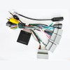 16Pin Radio Stereo Wire Harness Adapter Power Cable for Honda