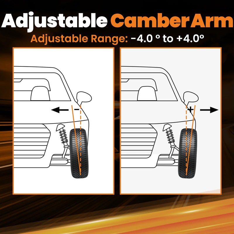 Tuningsworld +/- 4° Adjustable Camber Arm for Mini Cooper 2002-2013