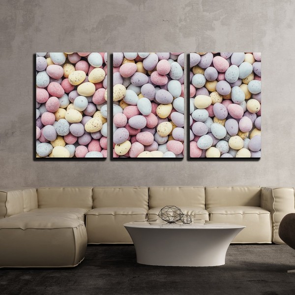 wall26 - 3 Piece Canvas Wall Art - Colorful Easter