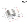 10 Pieces M42 Pipe Strap 304 Stainless Steel Single Hole