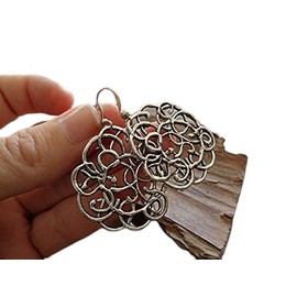 ABSTRAKT earrings with decorated ornament