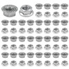 winova M8 Hex Lock Nut Hex Flange Nut Stainless Steel