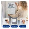 Breezee Market Pizarrón Magnetico Blanco Plegable Pizarra Facil Borrado Cal