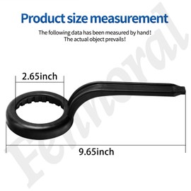 Wrench for 70mm Lids Compatible with Rieke Caps Used On 5 & 6 Gallon Water Storage Containers, Fits Many Typical Glass Bottle