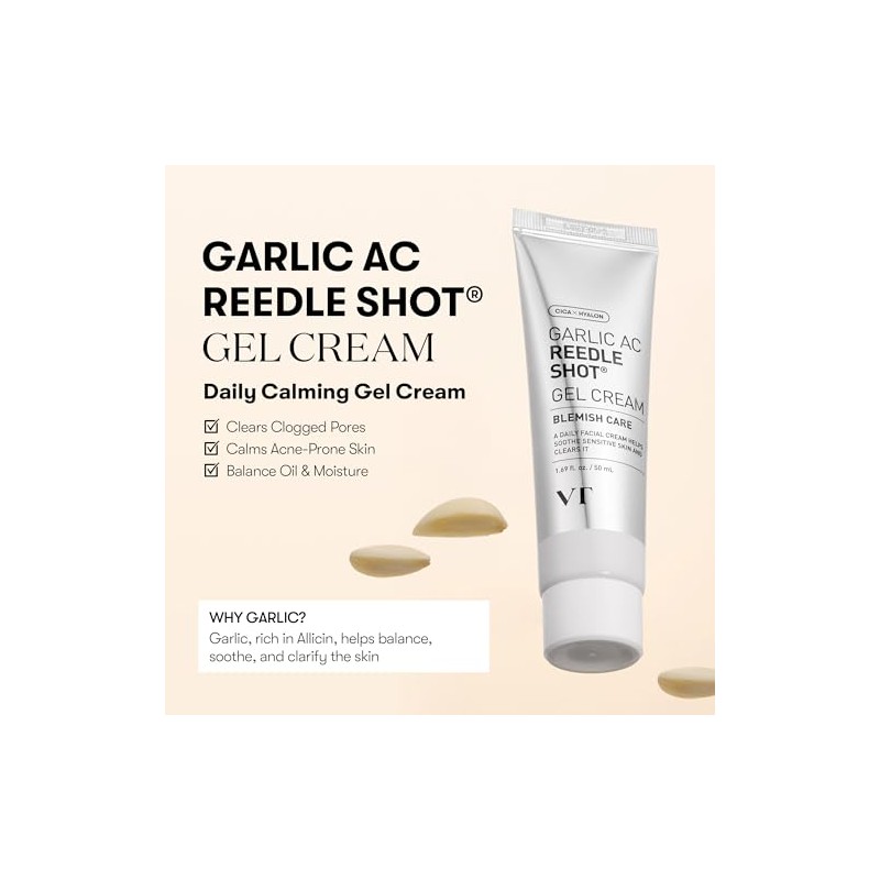 Garlic Ac Reedle Shot Gel Cream by Vt Cosmetics for